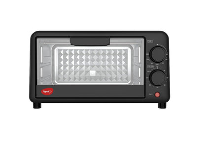 Pigeon Oven Toaster Grill (12381) 9 Liters OTG Without Rotisserie for Oven Toaster and Grill for Grilling and Baking Cakes (Grey)