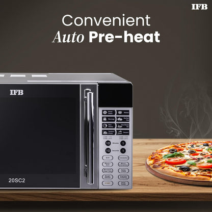 IFB 20 L Convection Microwave Oven (20SC2, Metallic Silver, With Starter Kit), STANDARD